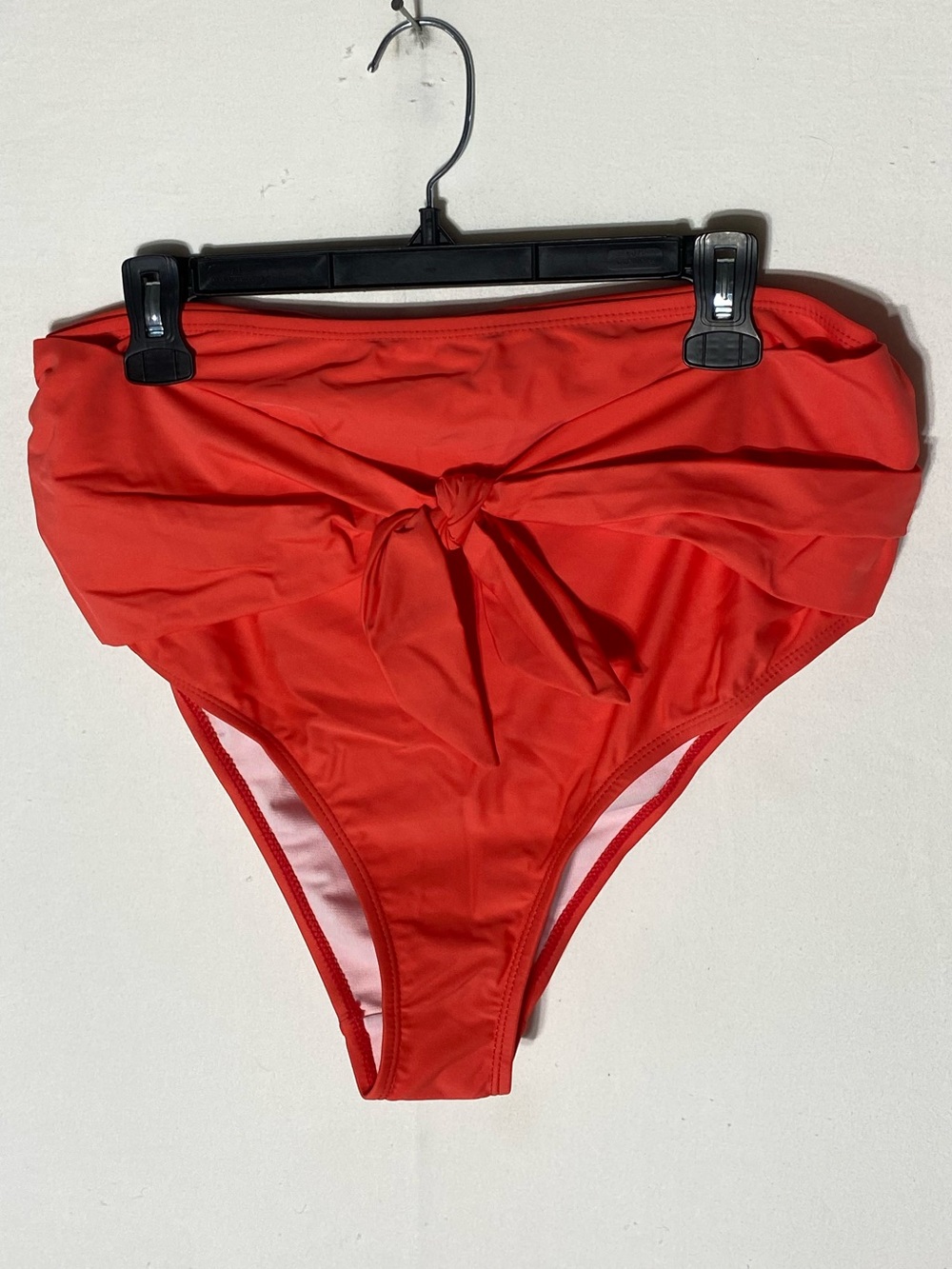 5/$25 Meet Curve Red High Waist Tie Front Bikini Bottoms XL NEW